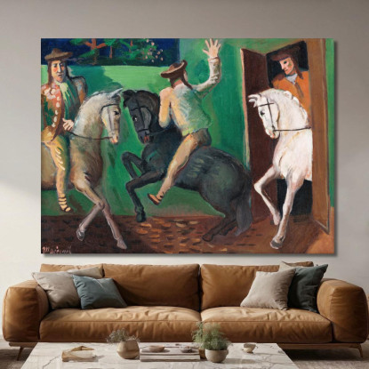 Cavalieri A Cavallo Cyprián Majerník cmj67 quadro stampato su tela