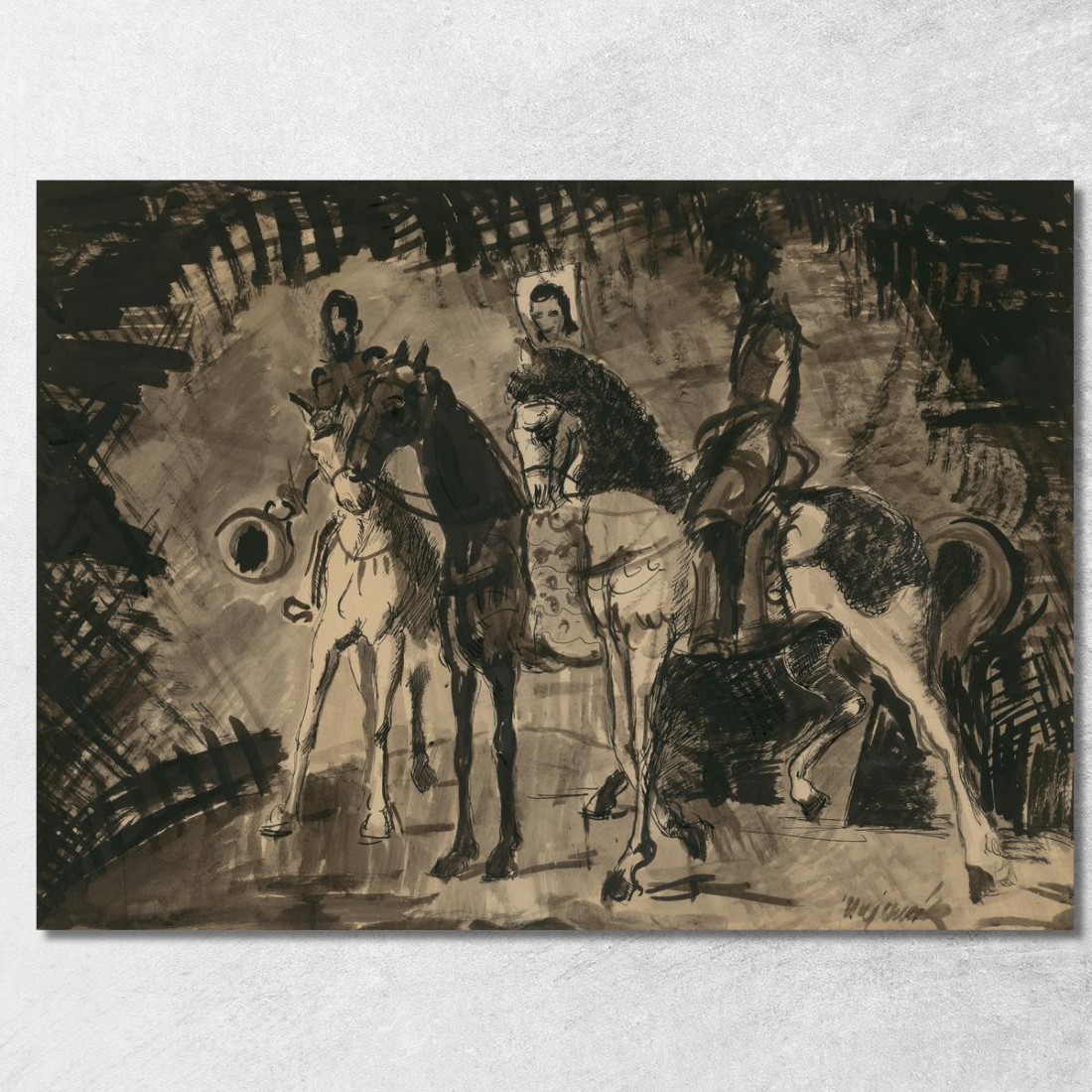 Cavalieri 2 Cyprián Majerník cmj68 quadro stampato su tela Cavalieri 2 Cyprián Majerník cmj68 quadro stampato su tela