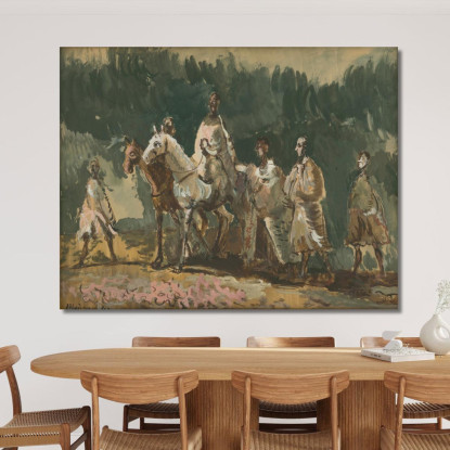 Sonnambuli Cyprián Majerník cmj72 quadro stampato su tela
