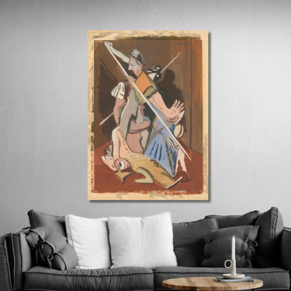 Massacro Della Notte Di San Bartolomeo Cyprián Majerník cmj74 quadro stampato su tela