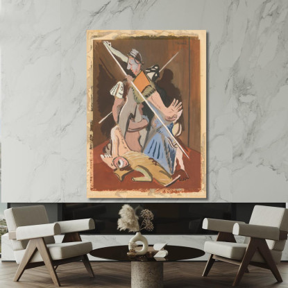Massacro Della Notte Di San Bartolomeo Cyprián Majerník cmj74 quadro stampato su tela