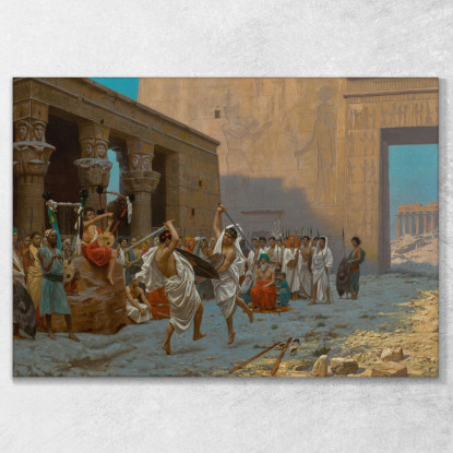 La Danza Di Pirro Jean-Léon Gérôme jlg66 quadro stampato su tela
