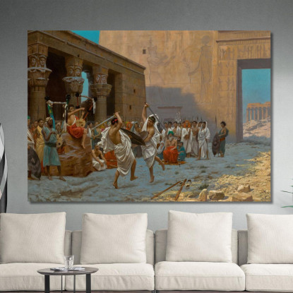 La Danza Di Pirro Jean-Léon Gérôme jlg66 quadro stampato su tela