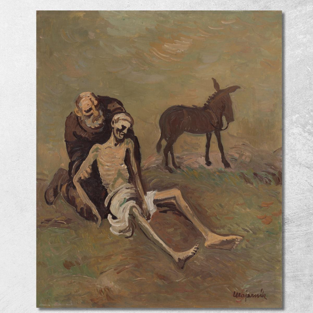 Il Buon Samaritano Cyprián Majerník cmj81 quadro stampato su tela Il Buon Samaritano Cyprián Majerník cmj81 quadro stampato su tela