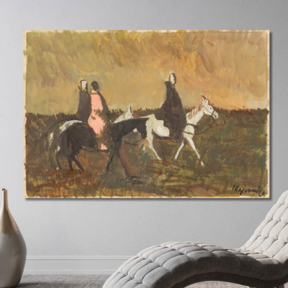 Tre Cavalieri Cyprián Majerník cmj83 quadro stampato su tela
