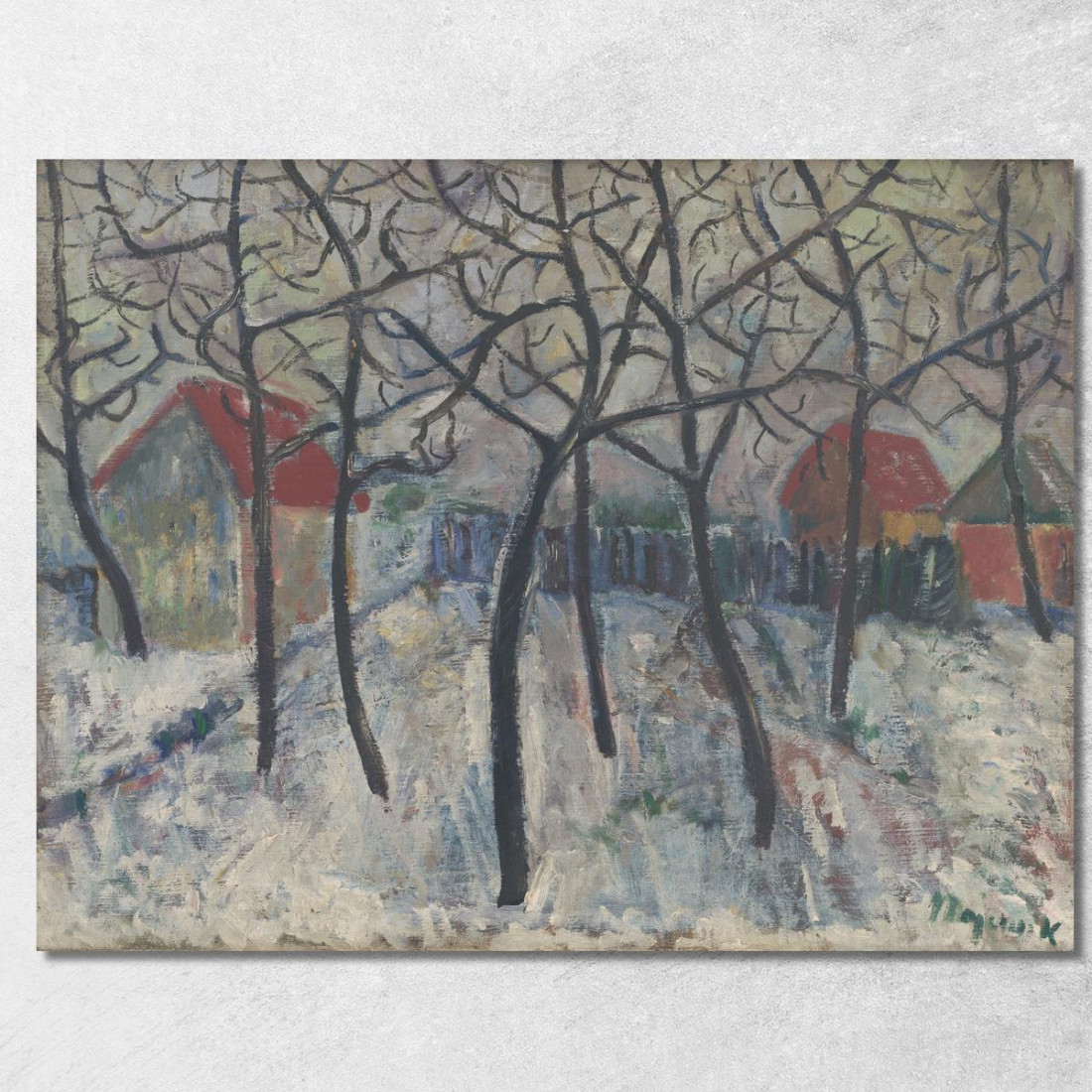 Alberi In Un Giardino Cyprián Majerník cmj84 quadro stampato su tela Alberi In Un Giardino Cyprián Majerník cmj84 quadro stampato su tela