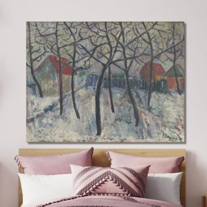 Alberi In Un Giardino Cyprián Majerník cmj84 quadro stampato su tela