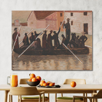 Alluvione Cyprián Majerník cmj99 quadro stampato su tela