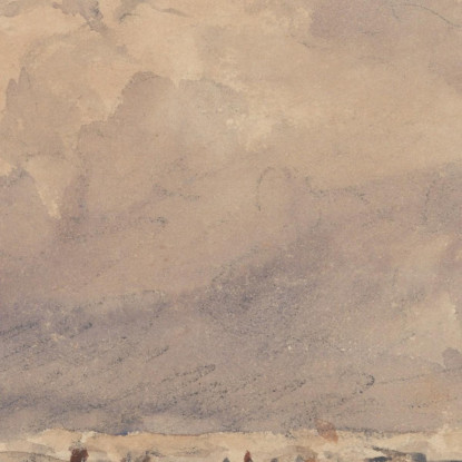 Molo Di Dieppe Vento Forte David Cox dcx10 quadro stampato su tela
