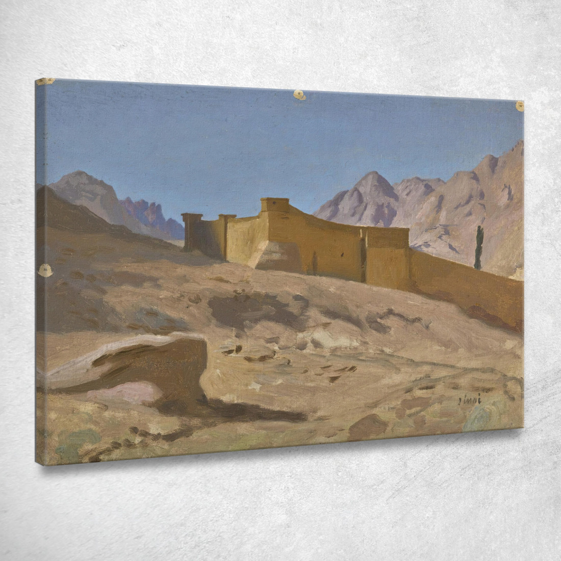 Il Monastero Di Santa Caterina Jean-Léon Gérôme jlg74 quadro stampato su tela