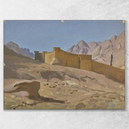 Il Monastero Di Santa Caterina Jean-Léon Gérôme jlg74 quadro stampato su tela