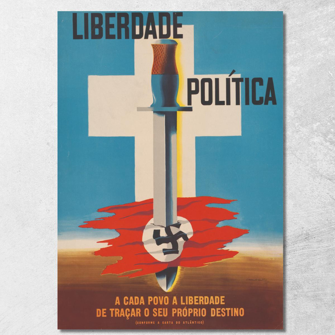 Libertà Politica A Ogni Popolo La Libertà Di Tracciare Il Proprio Destino Edward McKnight Kauffer emk8 quadro stampato su tela Libertà Politica A Ogni Popolo La Libertà Di Tracciare Il Proprio Destino Edward McKnight Kauffer emk8 quadro stampato su tela