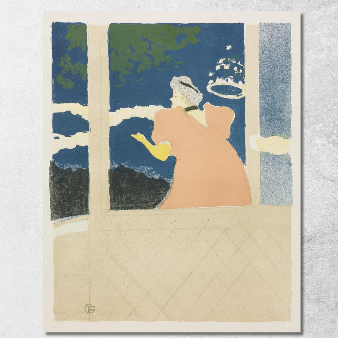 Agli Ambassadeurs Henri de Toulouse-Lautrec htl20 quadro stampato su tela Agli Ambassadeurs Henri de Toulouse-Lautrec htl20 quadro stampato su tela