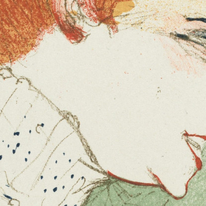Busto Di Mademoiselle Lender Henri de Toulouse-Lautrec htl24 quadro stampato su tela