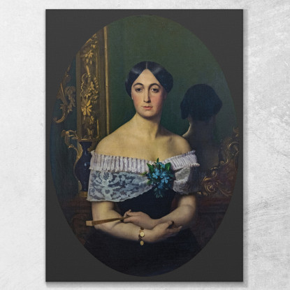 Ritratto Di Una Donna Jean-Léon Gérôme jlg96 quadro stampato su tela