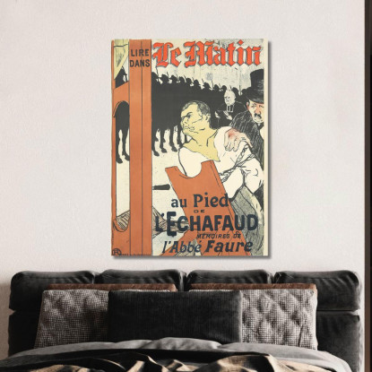 Il Mattino Ai Piedi Del Patibolo Henri de Toulouse-Lautrec htl60 quadro stampato su tela