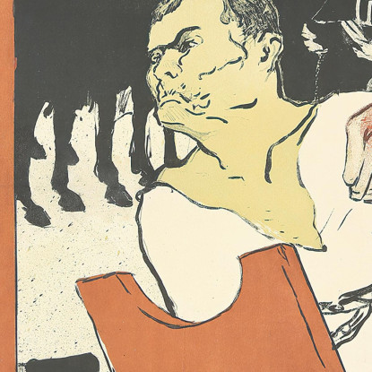 Il Mattino Ai Piedi Del Patibolo Henri de Toulouse-Lautrec htl60 quadro stampato su tela