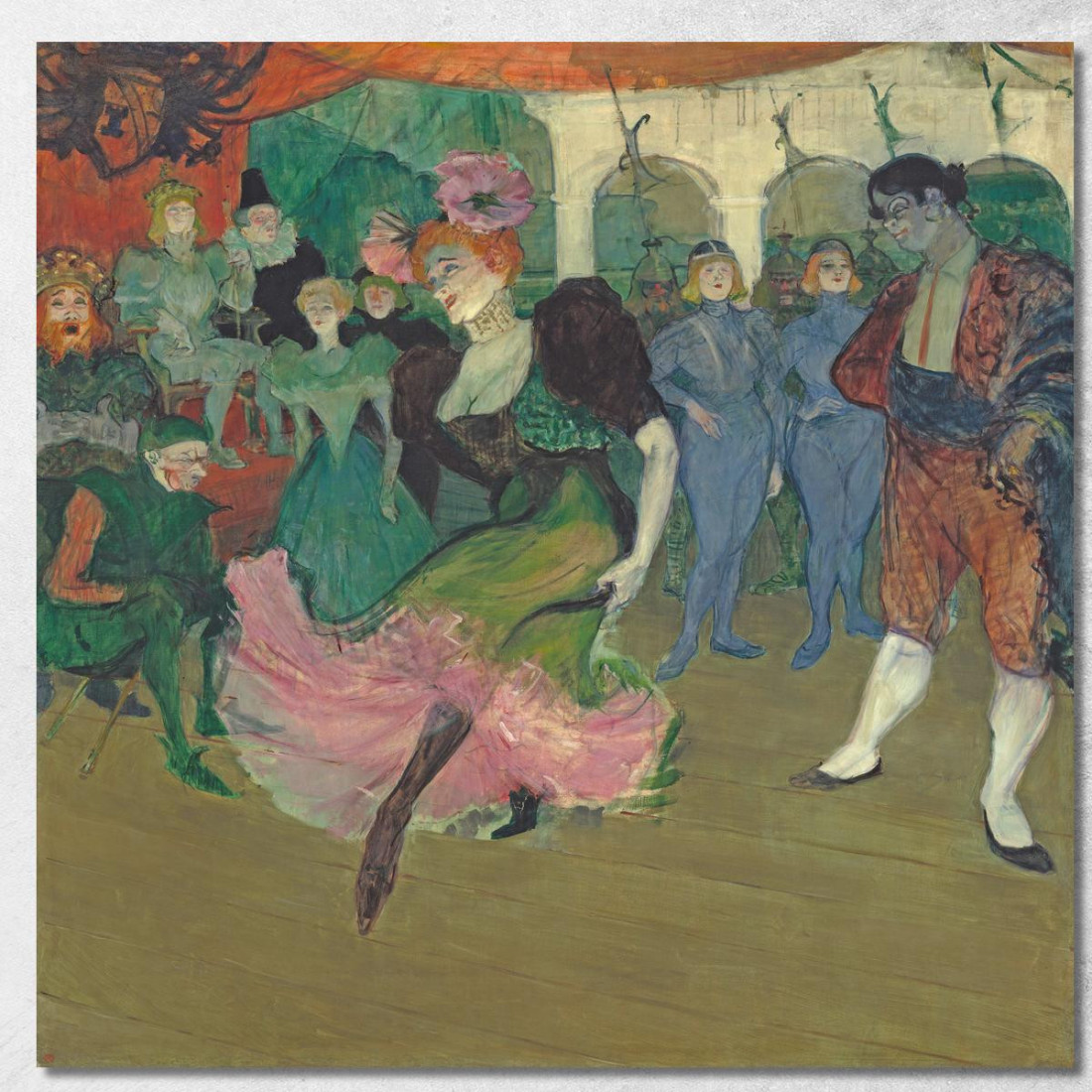 Marcelle Lender Che Danza Il Bolero In Chilpéric Henri de Toulouse-Lautrec htl65 quadro stampato su tela Marcelle Lender Che Danza Il Bolero In Chilpéric Henri de Toulouse-Lautrec htl65 quadro stampato su tela