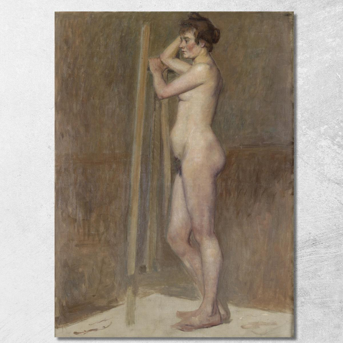 Nudo Nell'Atelier Henri de Toulouse-Lautrec htl77 quadro stampato su tela Nudo Nell'Atelier Henri de Toulouse-Lautrec htl77 quadro stampato su tela