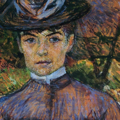 Ritratto Di Suzanne Valadon Henri de Toulouse-Lautrec htl84 quadro stampato su tela
