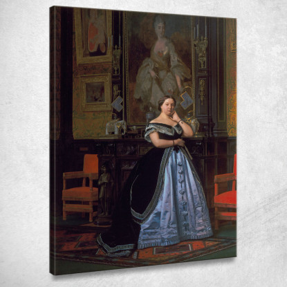 Ritratto Di Charlotte De Rothschild Jean-Léon Gérôme jlg101 quadro stampato su tela