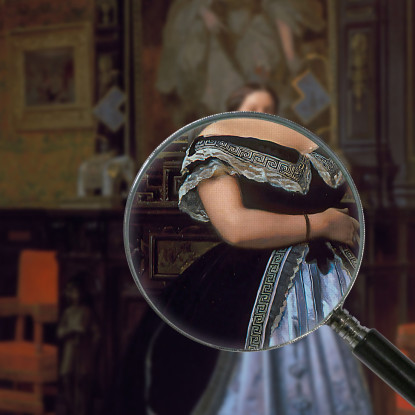 Ritratto Di Charlotte De Rothschild Jean-Léon Gérôme jlg101 quadro stampato su tela
