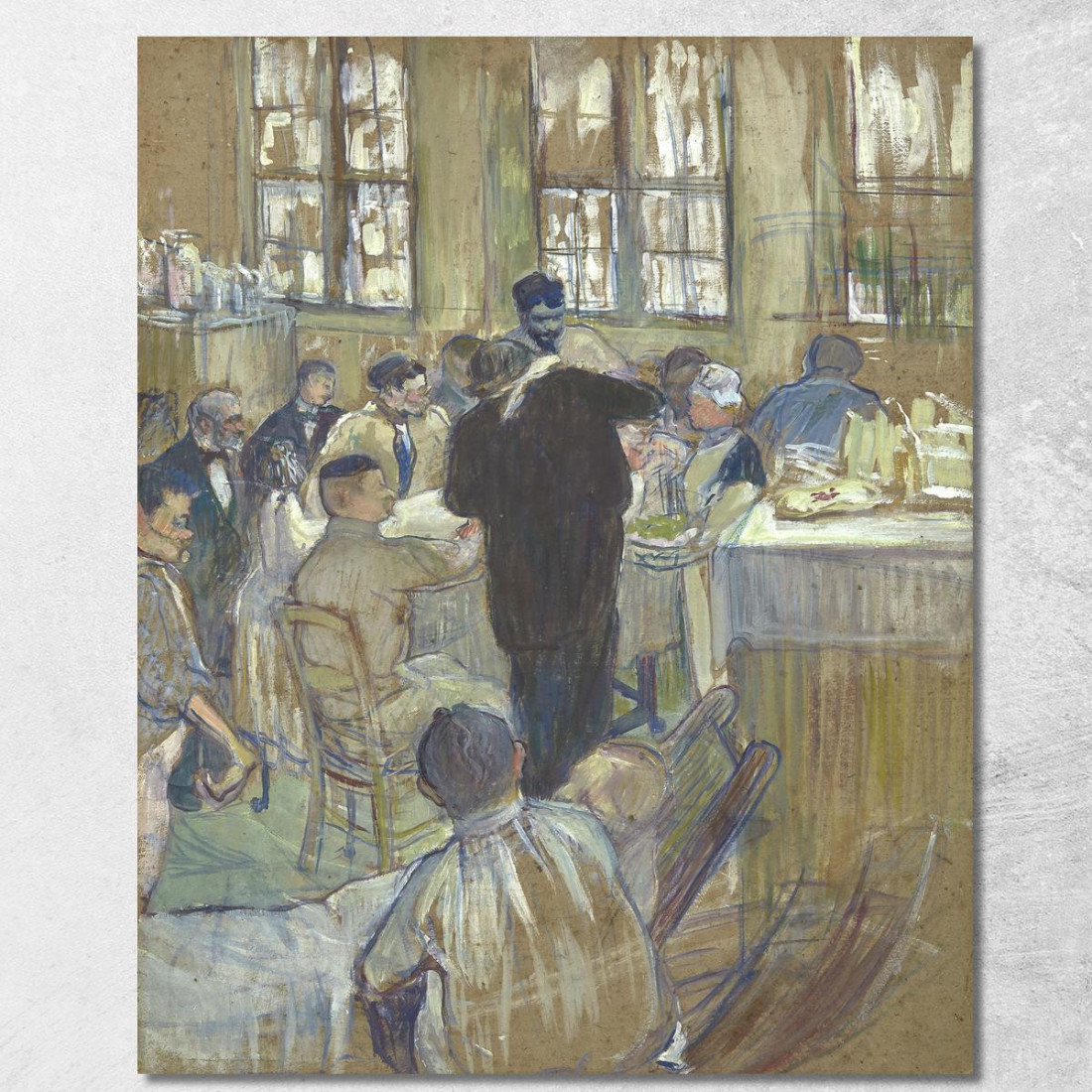 Un'Operazione Del Dottor Péan All'Hôpital International Henri de Toulouse-Lautrec htl110 quadro stampato su tela Un'Operazione Del Dottor Péan All'Hôpital International Henri de Toulouse-Lautrec htl110 quadro stampato su tela