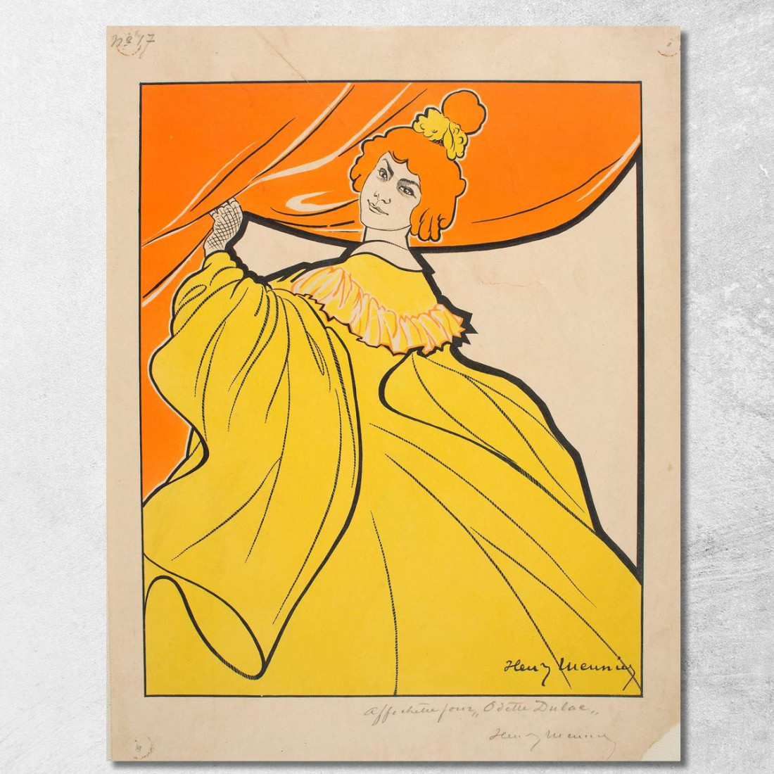 Manifesto Per Odette Dulac Henri Georges Meunier hgm2 quadro stampato su tela Manifesto Per Odette Dulac Henri Georges Meunier hgm2 quadro stampato su tela