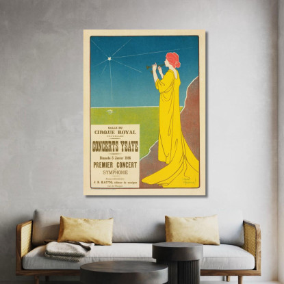 Concerti Ysaye Henri Georges Meunier hgm5 quadro stampato su tela