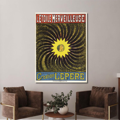 La Stella Meravigliosa Creazione Lepere Henri Georges Meunier hgm10 quadro stampato su tela