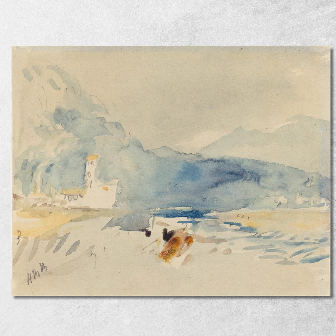 Un Paesaggio Con Montagne E Un Torrente Hercules Brabazon Brabazon hbb5 quadro stampato su tela Un Paesaggio Con Montagne E Un Torrente Hercules Brabazon Brabazon hbb5 quadro stampato su tela