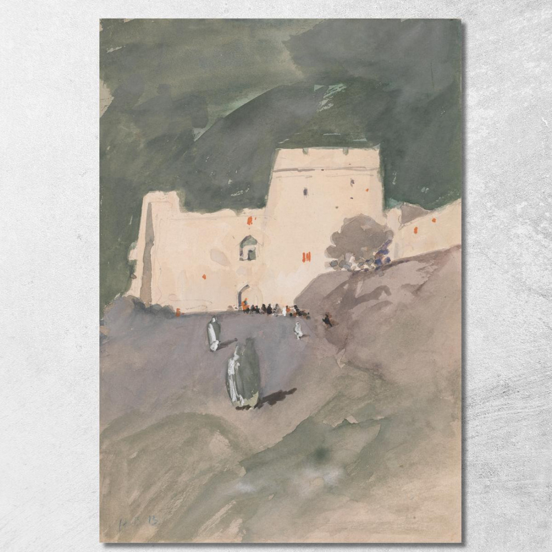 Una Cittadella Moresca Hercules Brabazon Brabazon hbb6 quadro stampato su tela Una Cittadella Moresca Hercules Brabazon Brabazon hbb6 quadro stampato su tela