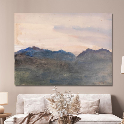 Paesaggio Serale Hercules Brabazon Brabazon hbb22 quadro stampato su tela
