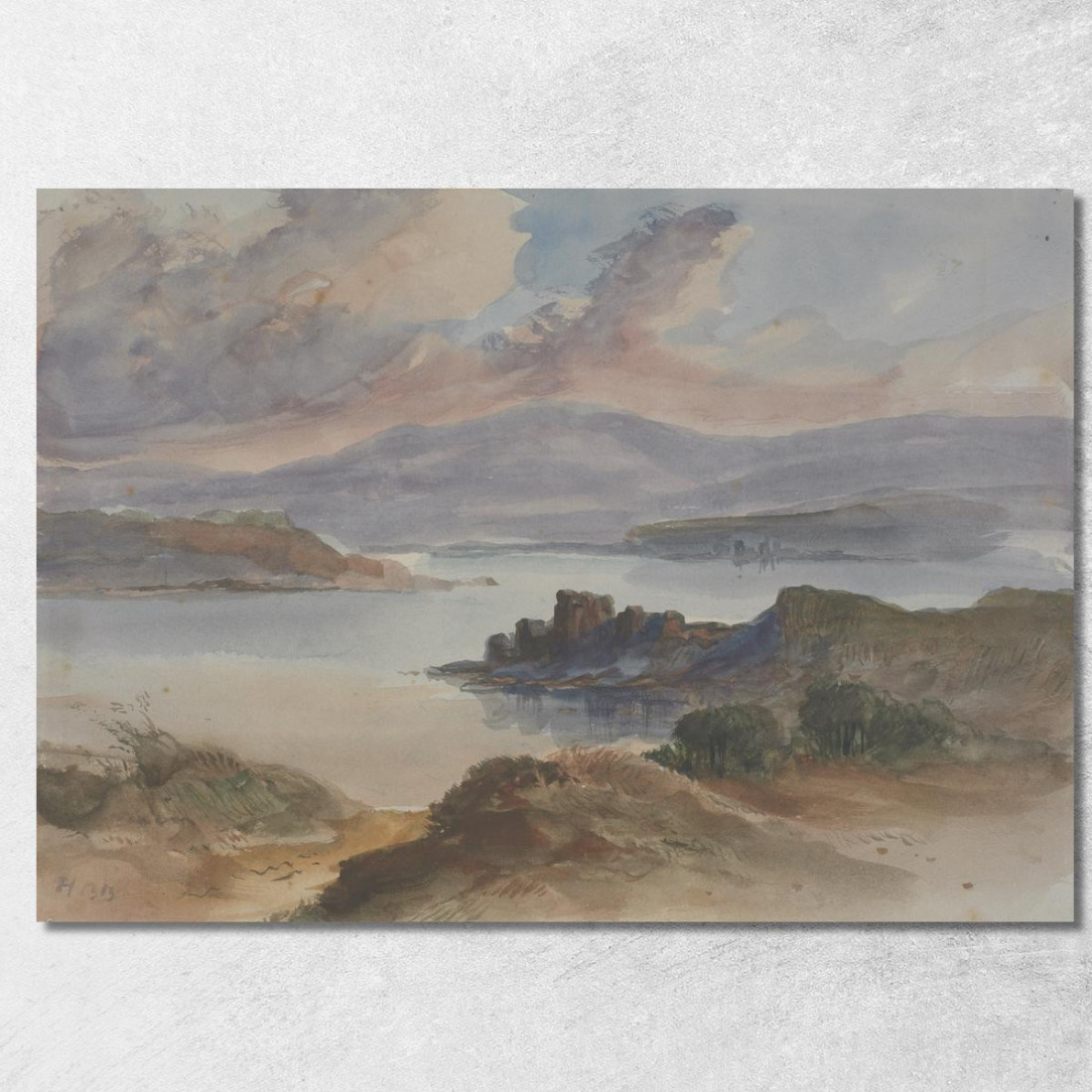 Paesaggio Hercules Brabazon Brabazon hbb37 quadro stampato su tela Paesaggio Hercules Brabazon Brabazon hbb37 quadro stampato su tela