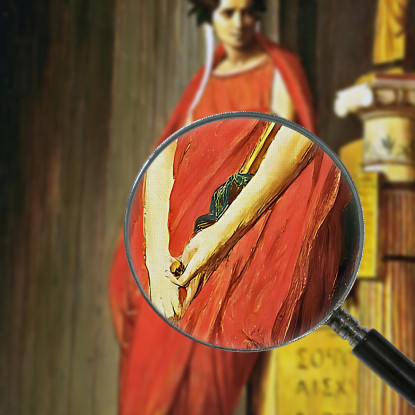 Rachele Jean-Léon Gérôme jlg112 quadro stampato su tela