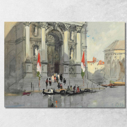 Santa Maria Della Salute Venezia Hercules Brabazon Brabazon hbb52 quadro stampato su tela