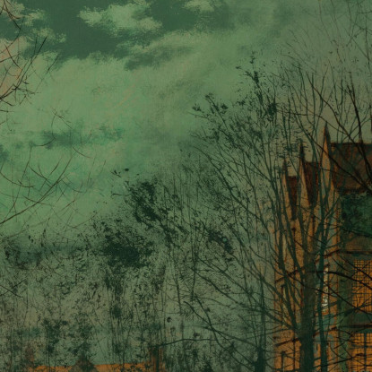 Un Viottolo Vicino A Chester John Atkinson Grimshaw jag5 quadro stampato su tela