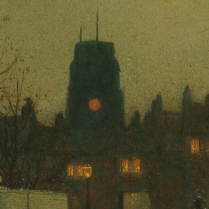 Vecchia Chelsea John Atkinson Grimshaw jag51 quadro stampato su tela