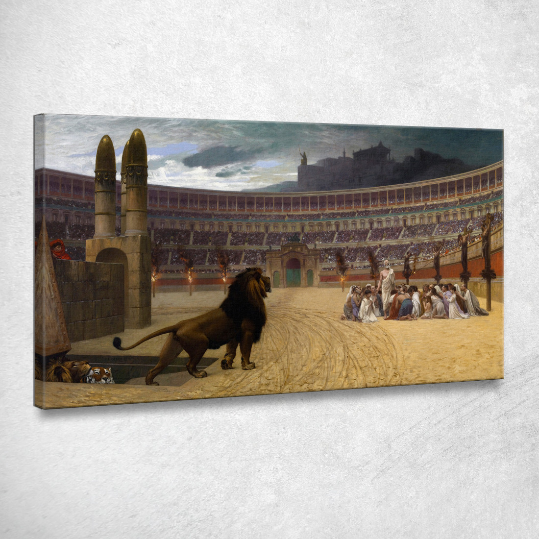 L'Ultima Preghiera Dei Martiri Cristiani Jean-Léon Gérôme jlg129 quadro stampato su tela