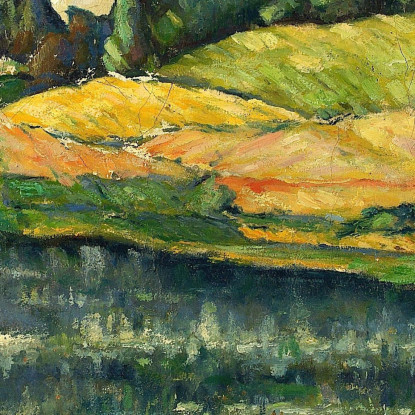 Paesaggio Estone Konrad Mägi kmg6 quadro stampato su tela