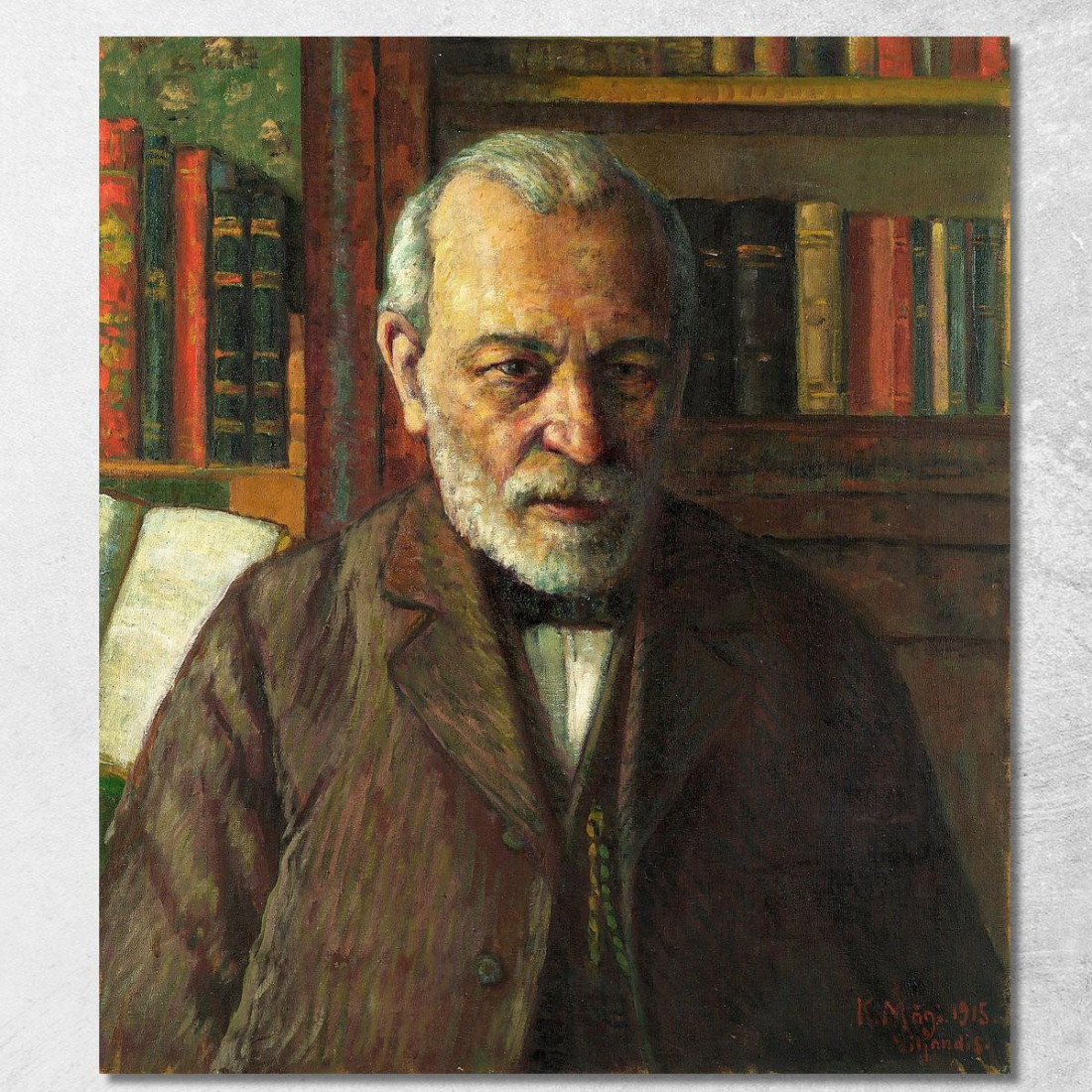 Ritratto Del Poeta Friedrich Kuhlbars Konrad Mägi kmg7 quadro stampato su tela Ritratto Del Poeta Friedrich Kuhlbars Konrad Mägi kmg7 quadro stampato su tela