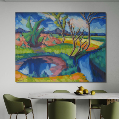 Paesaggio 2 Konrad Mägi kmg9 quadro stampato su tela