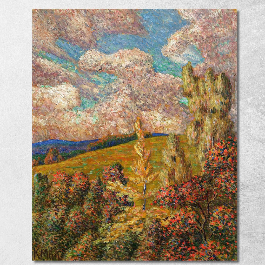 Paesaggio Konrad Mägi kmg12 quadro stampato su tela Paesaggio Konrad Mägi kmg12 quadro stampato su tela