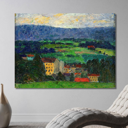 Paesaggio Norvegese 3 Konrad Mägi kmg20 quadro stampato su tela