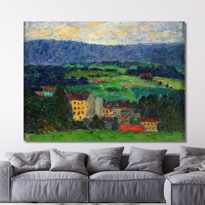 Paesaggio Norvegese 3 Konrad Mägi kmg20 quadro stampato su tela