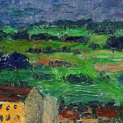 Paesaggio Norvegese 3 Konrad Mägi kmg20 quadro stampato su tela