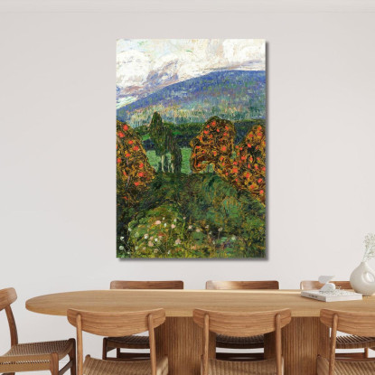 Paesaggio Norvegese Konrad Mägi kmg21 quadro stampato su tela