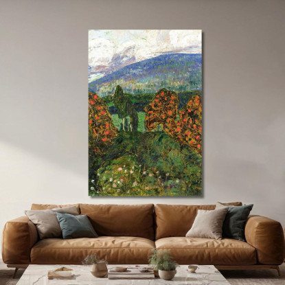 Paesaggio Norvegese Konrad Mägi kmg21 quadro stampato su tela