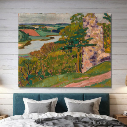 Paesaggio Autunnale Konrad Mägi kmg29 quadro stampato su tela