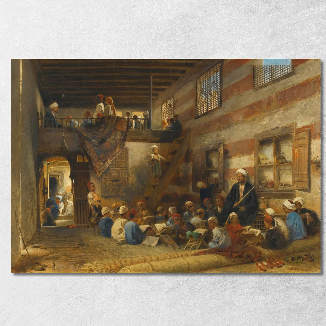 In Aula Konstantin Egorovich Makovsky kem4 quadro stampato su tela In Aula Konstantin Egorovich Makovsky kem4 quadro stampato su tela